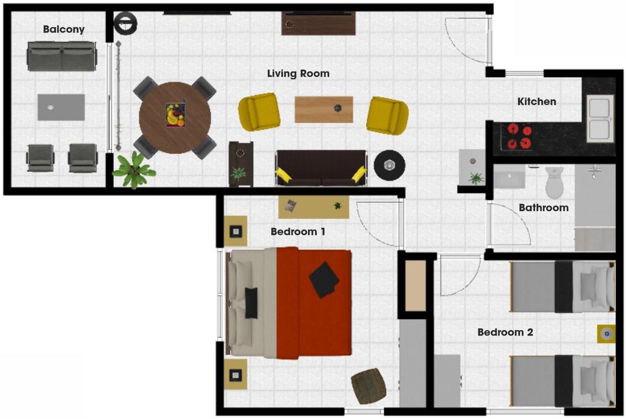 Margarita Gardens - Self Service Apartments Paphos Room photo